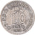 Moneta, Ceylon, 10 Cents, 1909