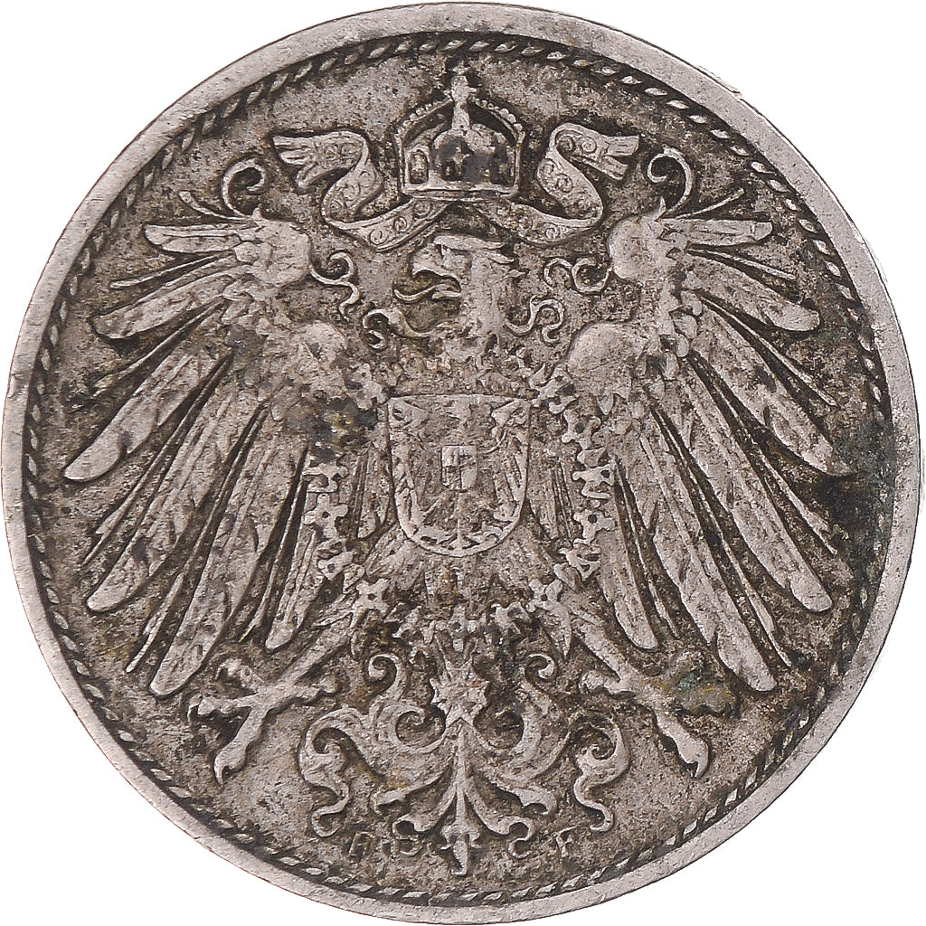 Moeda, Alemanha, 10 Pfennig, 1910