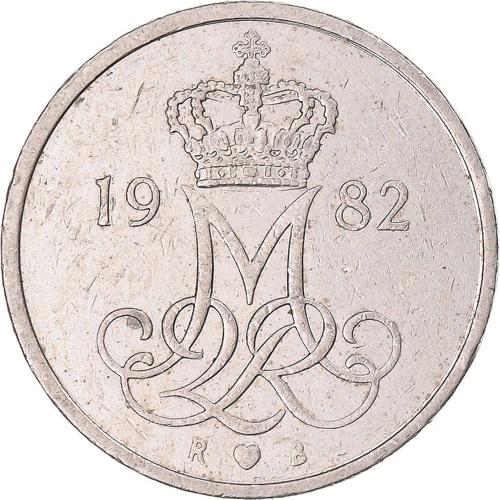 Moneta, Danimarca, 10 Öre, 1982