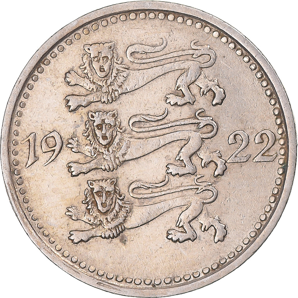 Coin, Estonia, 3 Marka, 1922