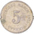 Moeda, Alemanha, 5 Pfennig, 1875