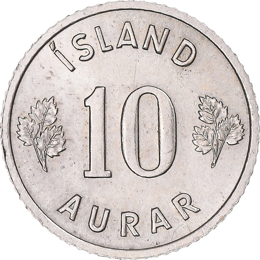 Coin, Iceland, 10 Aurar, 1966