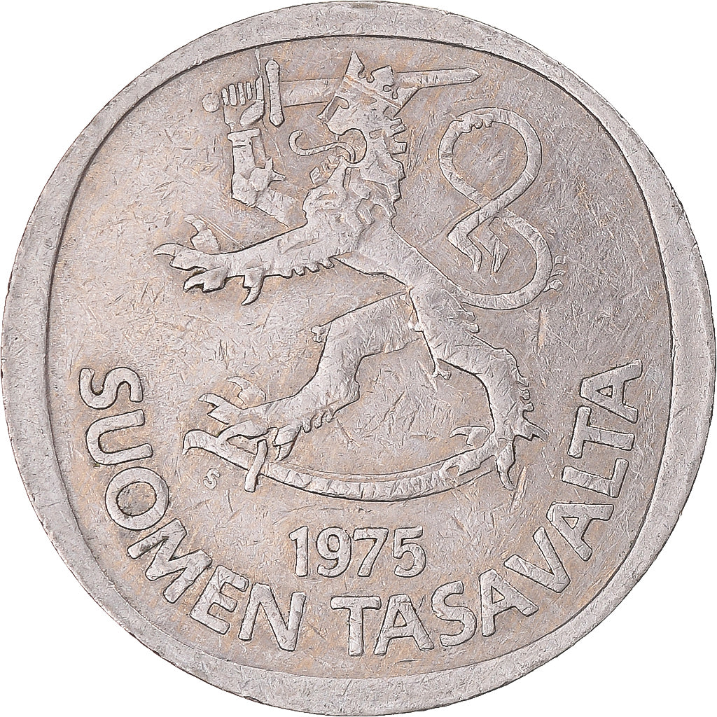 Coin, Finland, Markka, 1975