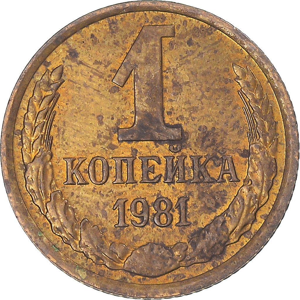 Coin, Russia, Kopek, 1981