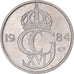 Coin, Sweden, 25 Öre, 1984