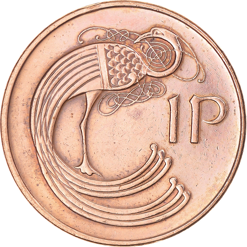Monnaie, Irlande, Penny, 1988
