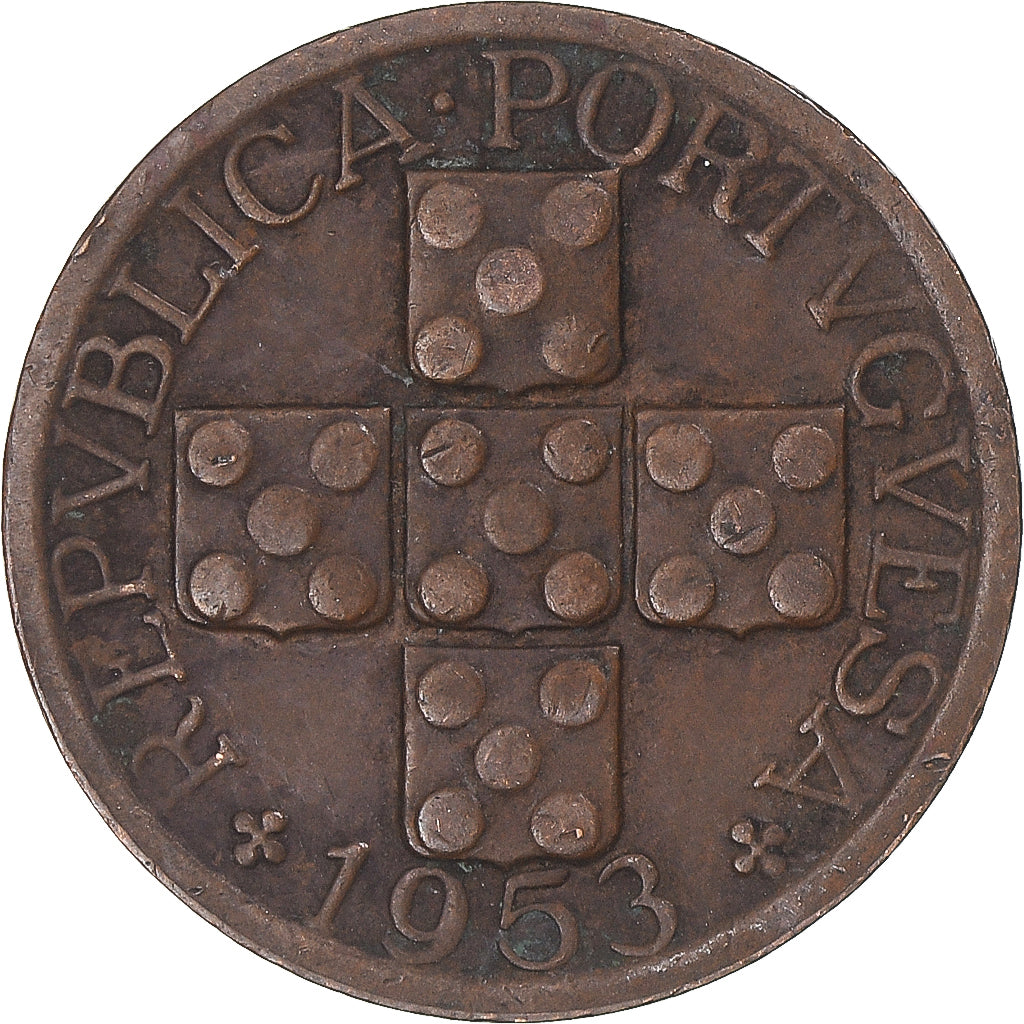 Munten, Portugal, 10 Centavos, 1953