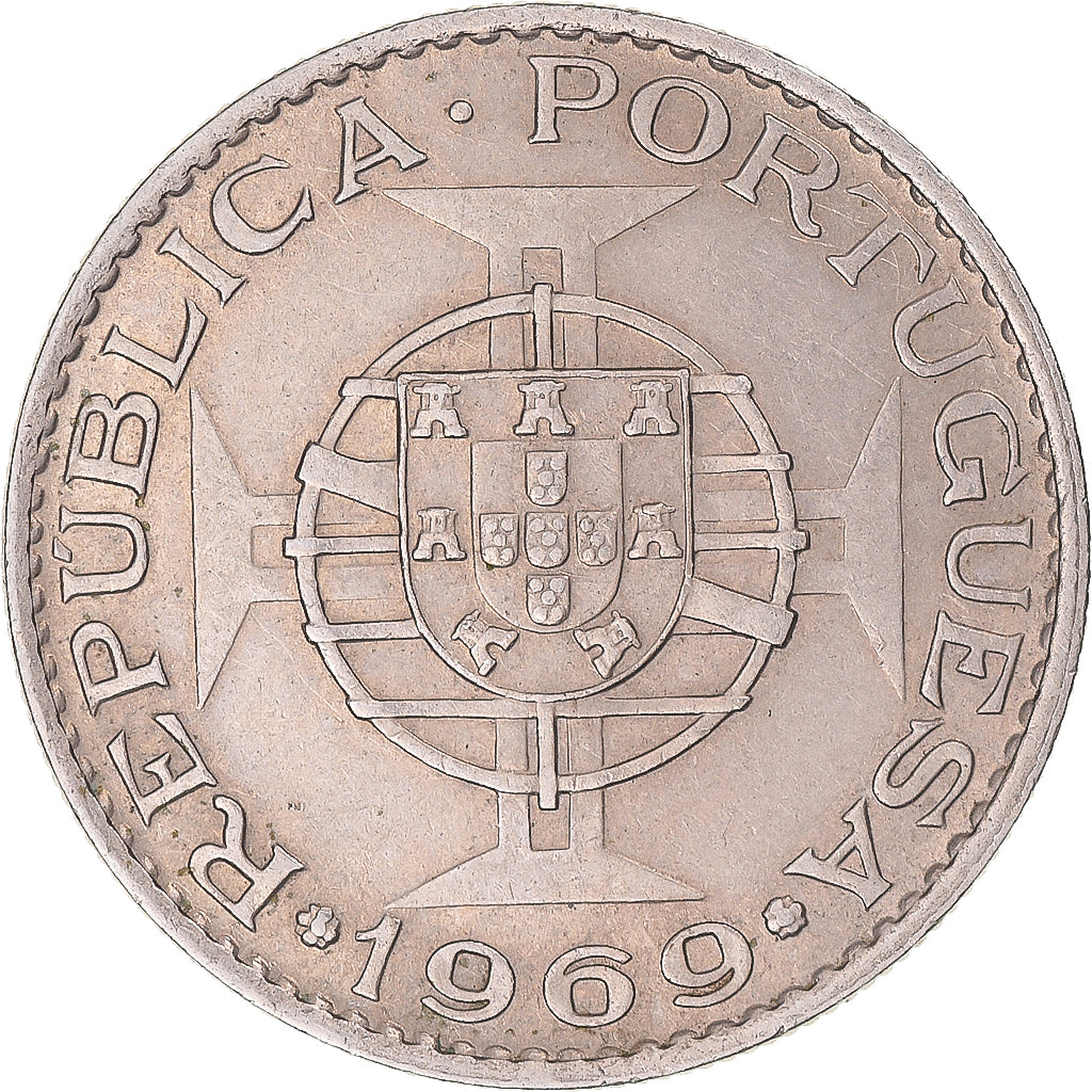 Coin, Angola, 10 Escudos, 1969