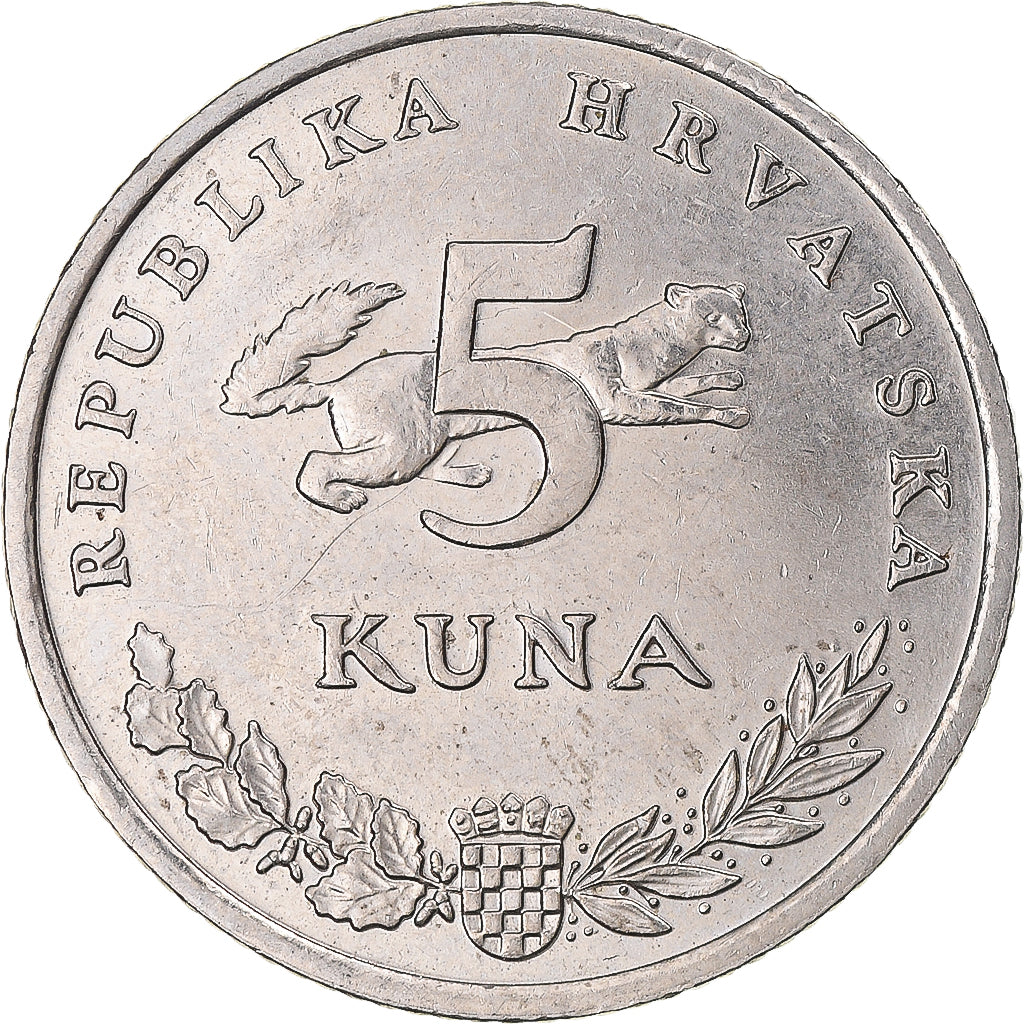 Moneda, Croacia, 5 Kuna