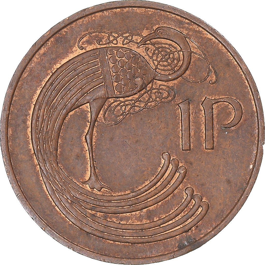 Moeda, Irlanda, Penny, 1974