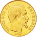 FRANCE, Napoléon III, 50 Francs, 1857, Paris, KM #785.1, AU(50-53), Gold, Gadour