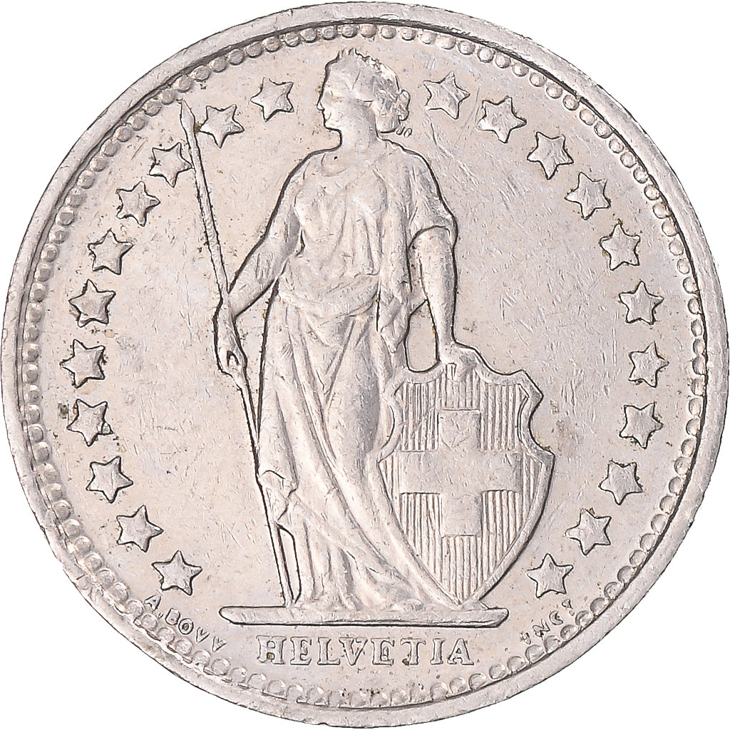 Moneta, Szwajcaria, 1/2 Franc, 1972