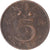 Monnaie, Pays-Bas, 5 Cents, 1956