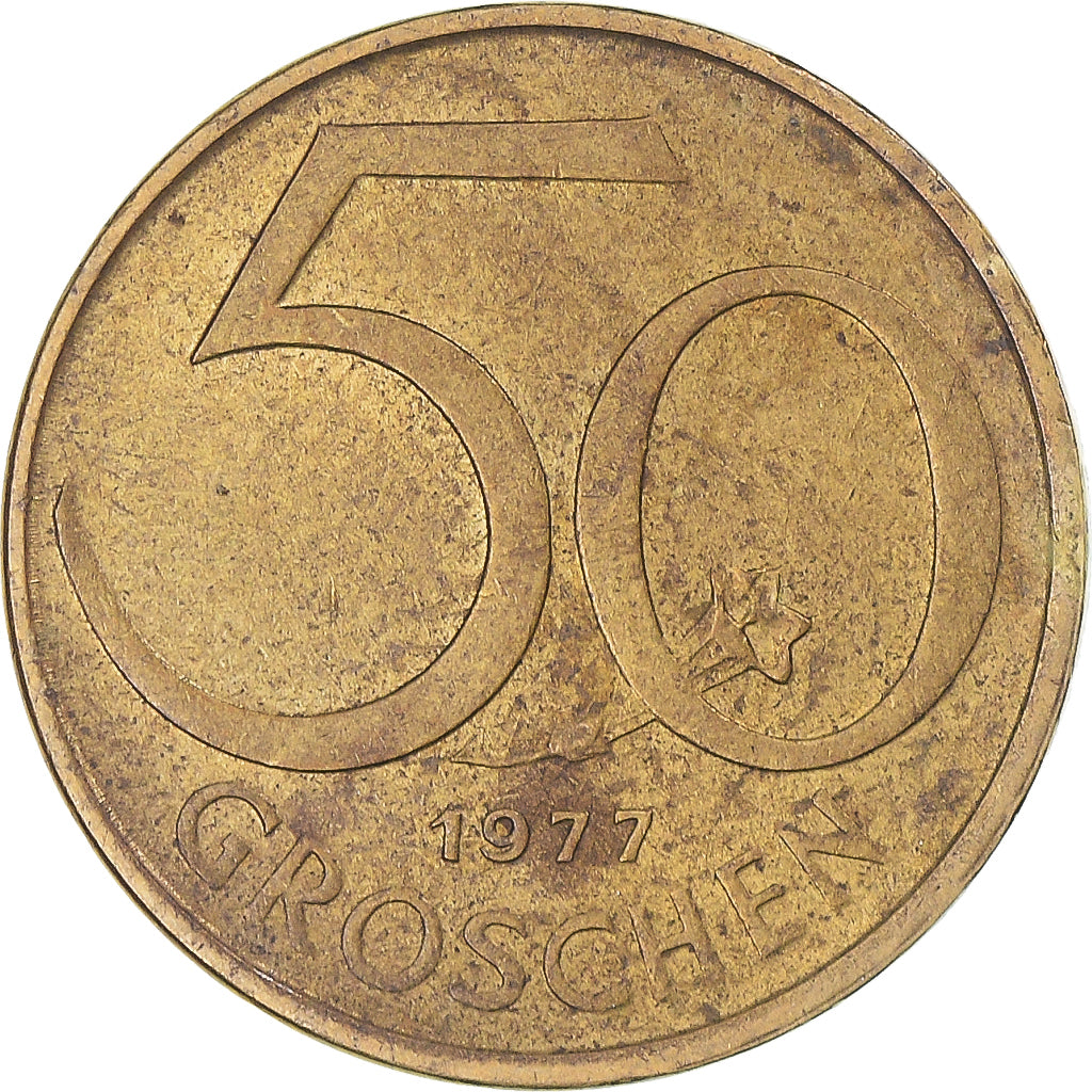 Moneta, Austria, 50 Groschen, 1977