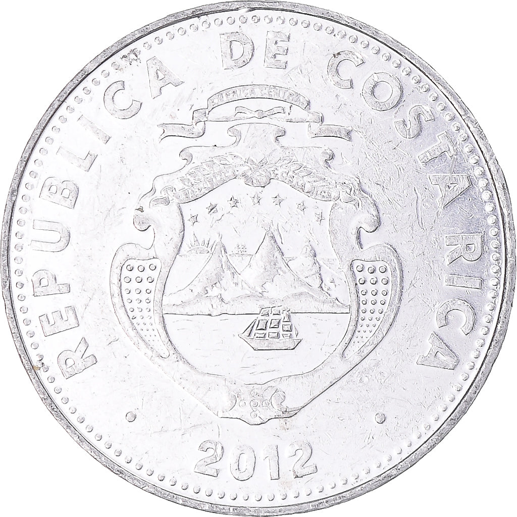 Munten, Costa Rica, 5 Colones, 2012