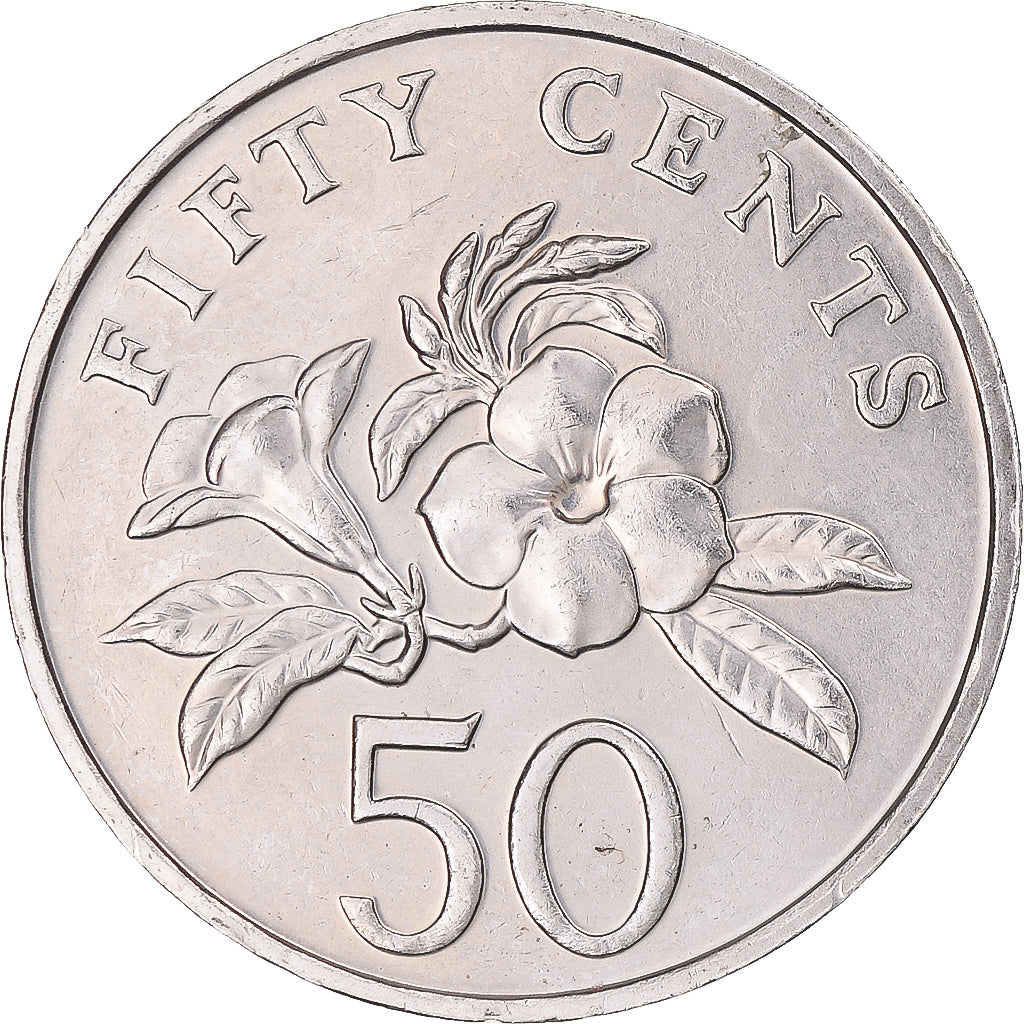Münze, Singapur, 50 Cents, 2009