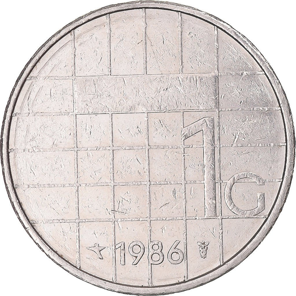 Moneta, Paesi Bassi, Gulden, 1986