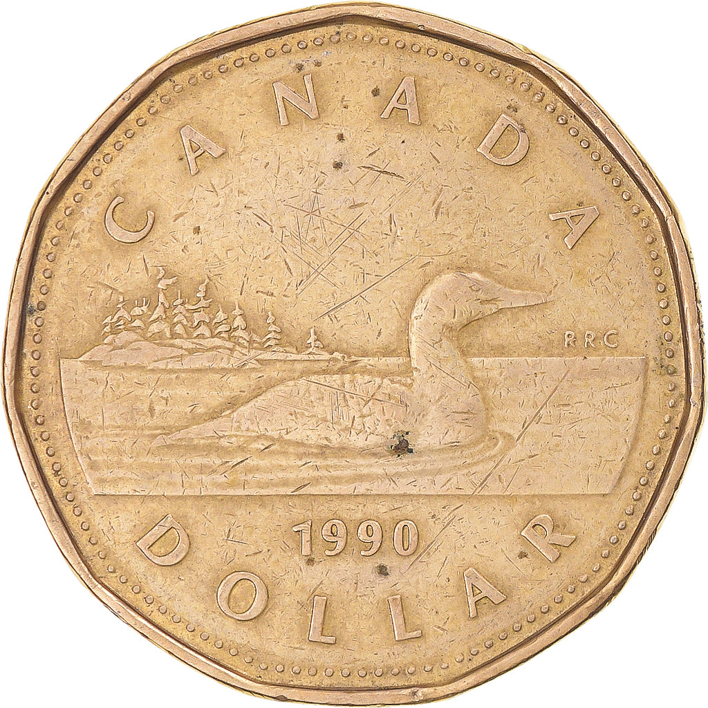 Moneta, Canada, Dollar, 1990