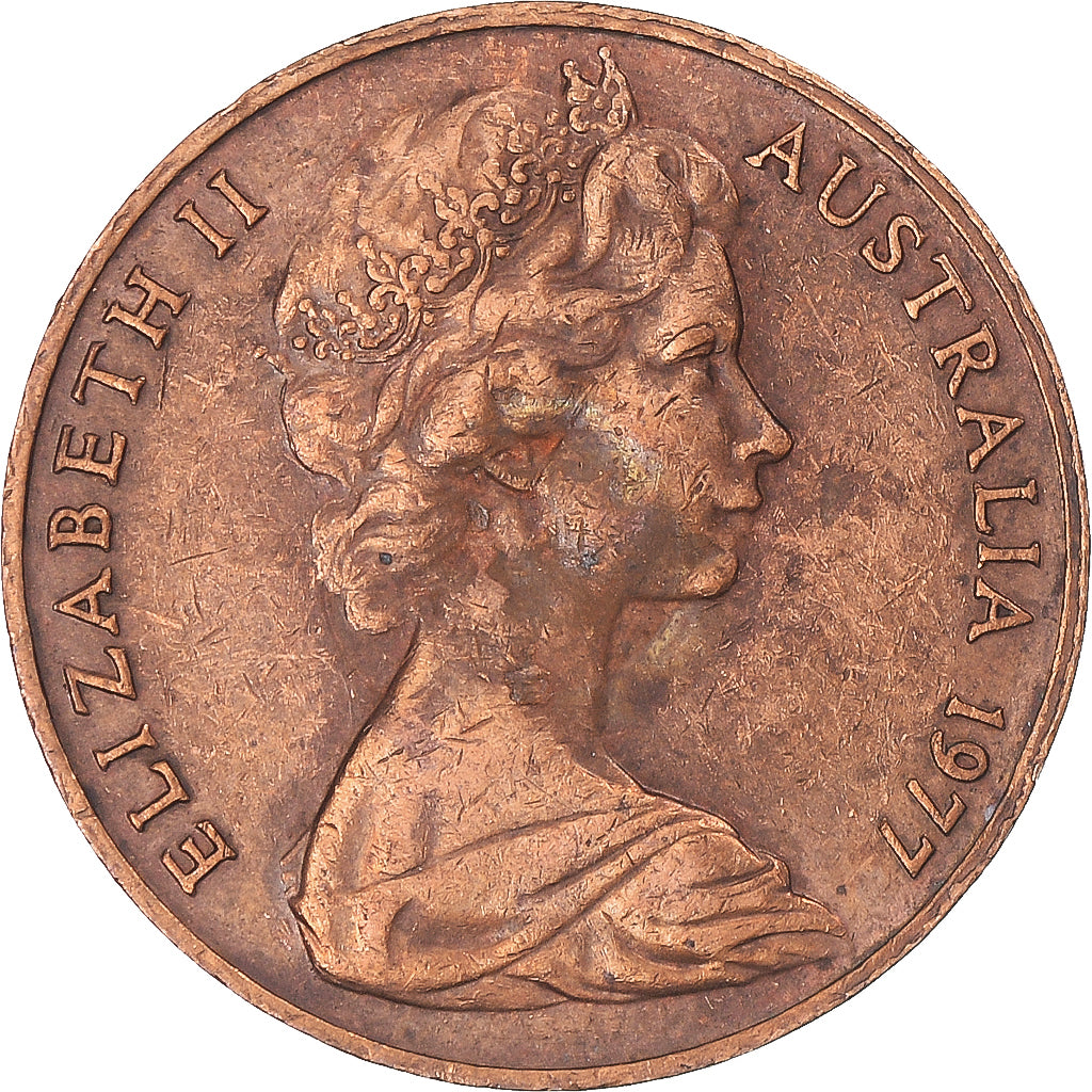 Moeda, Austrália, 2 Cents, 1977
