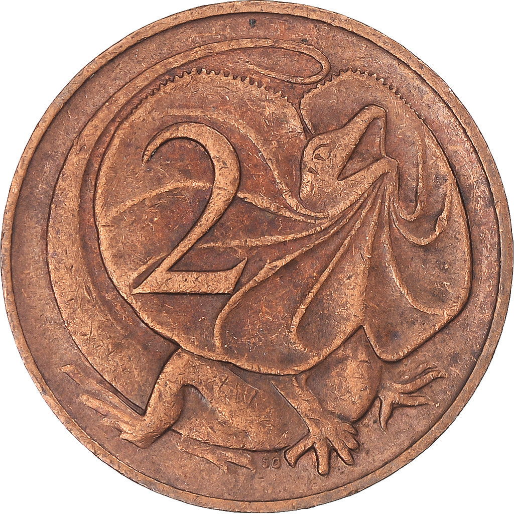 Moeda, Austrália, 2 Cents, 1977