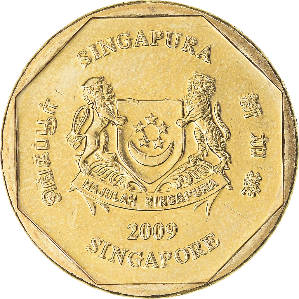 Moneta, Singapur, Dollar, 2009