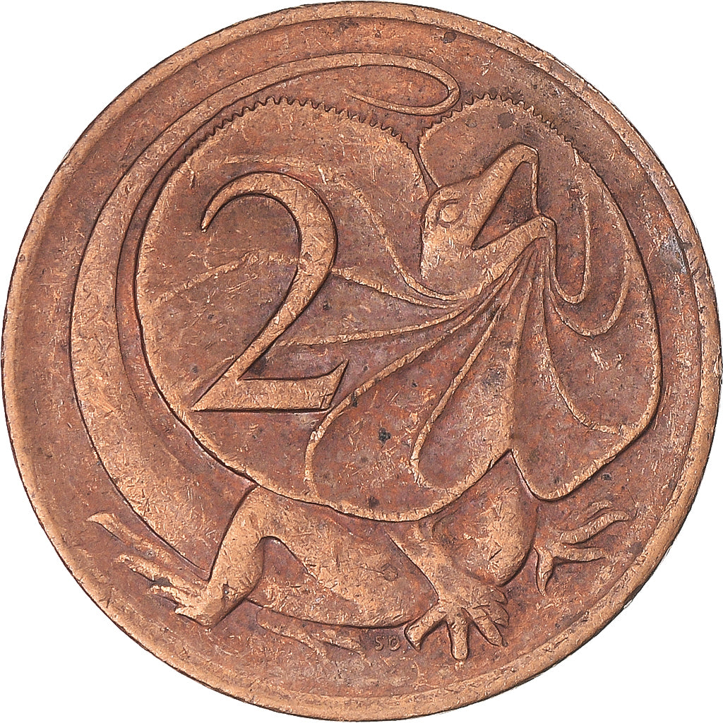 Moneta, Australia, 2 Cents, 1976