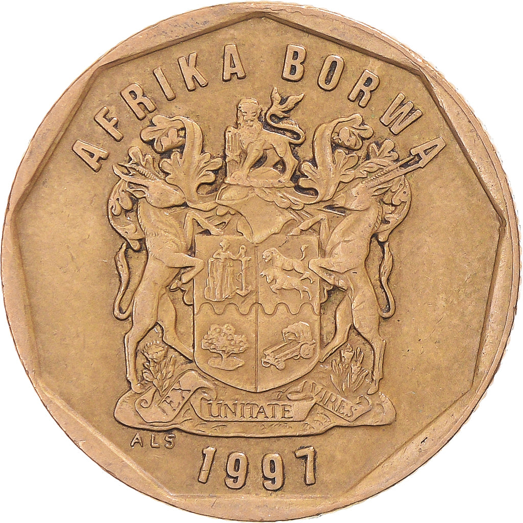 Münze, Südafrika, 50 Cents, 1997