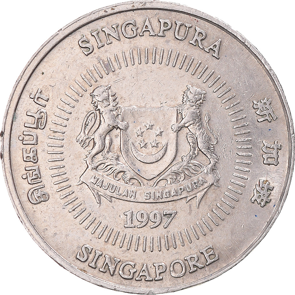 Munten, Singapur, 50 Cents, 1997