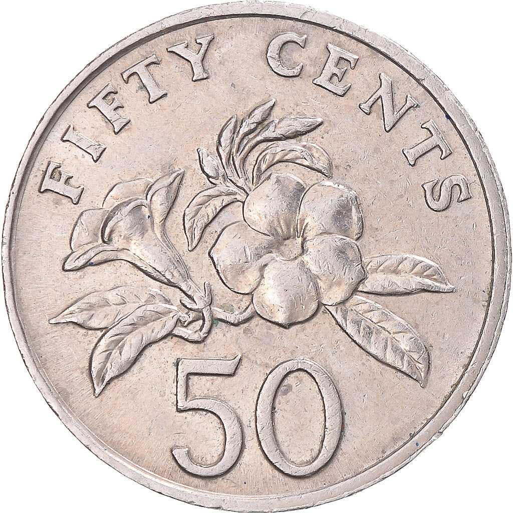 Munten, Singapur, 50 Cents, 1997