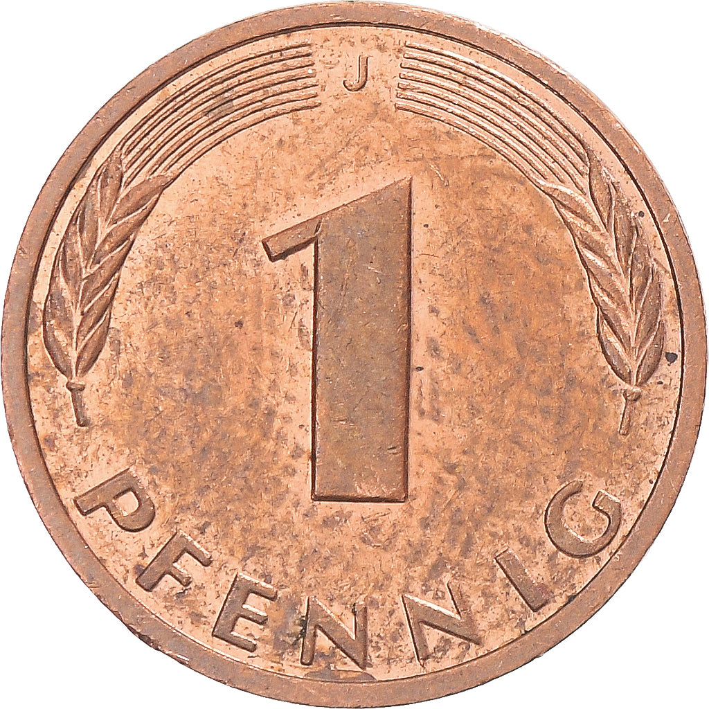 Coin, Germany, Pfennig, 1989