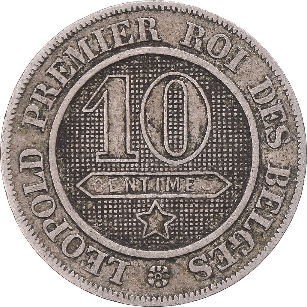 Münze, Belgien, 10 Centimes, 1861