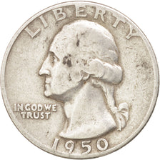 UNITED STATES, Washington Quarter, Quarter, 1950, U.S. Mint, KM #164,...