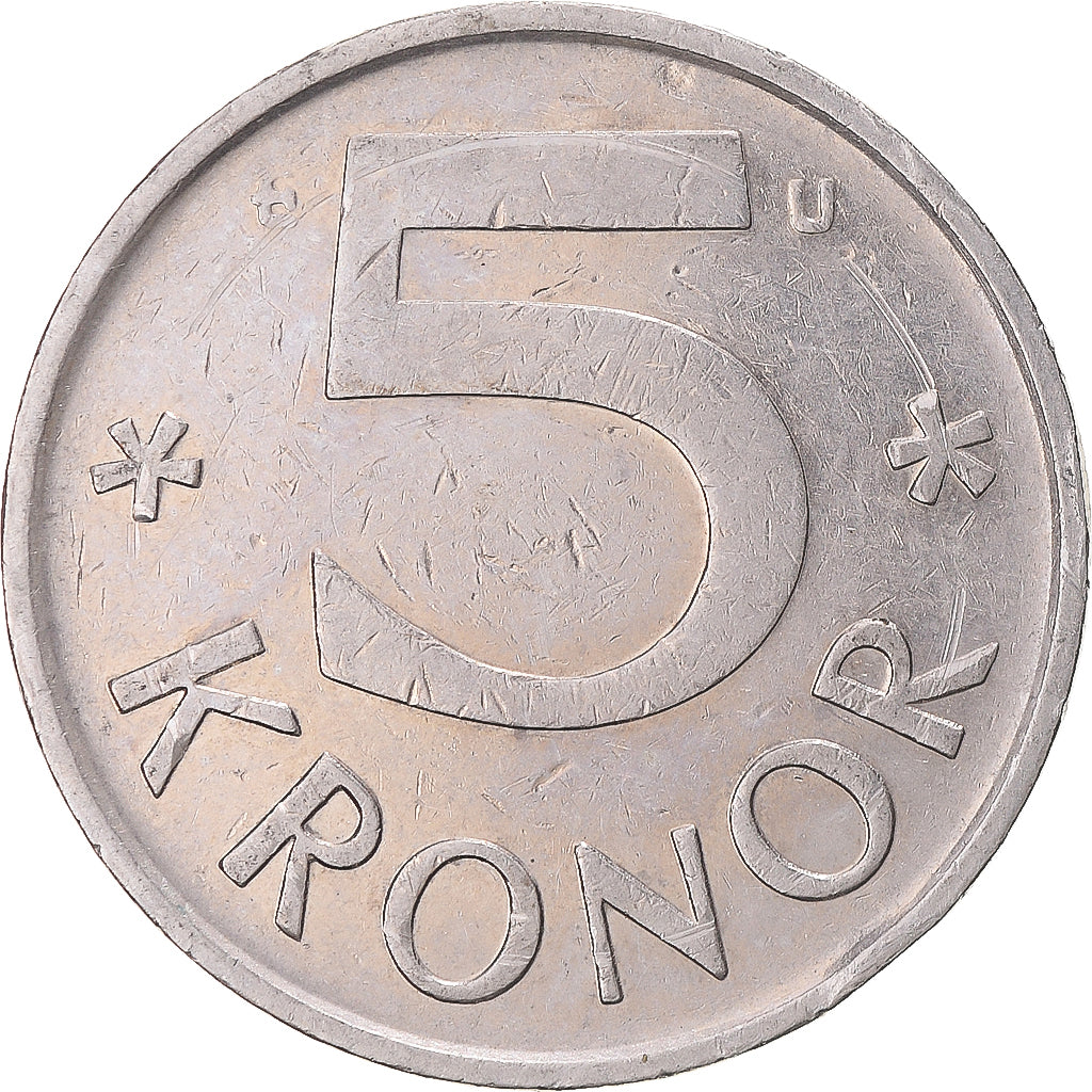 Coin, Sweden, 5 Kronor, 1978