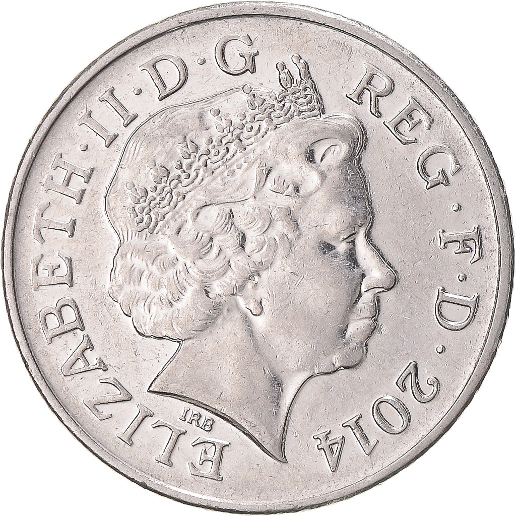 Münze, Großbritannien, 10 Pence, 2014