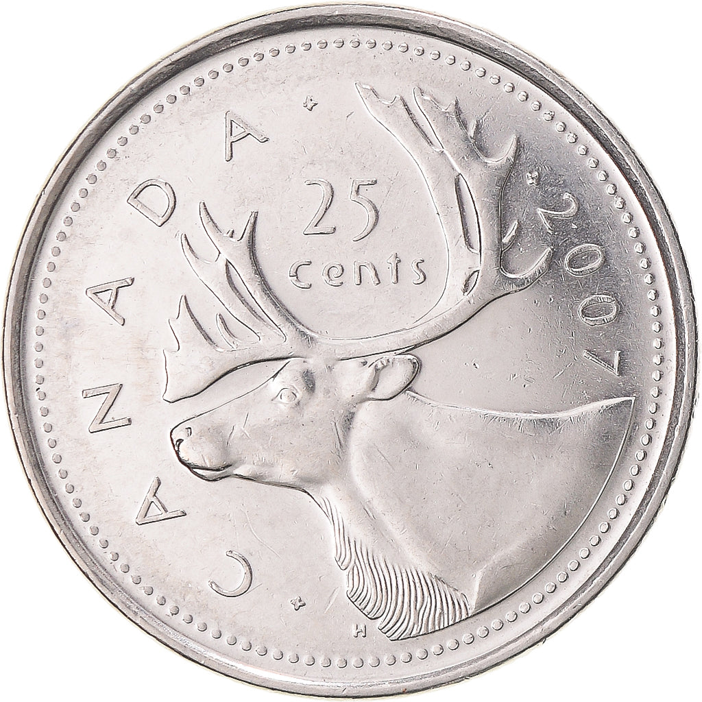 Moneda, Canadá, 25 Cents, 2007