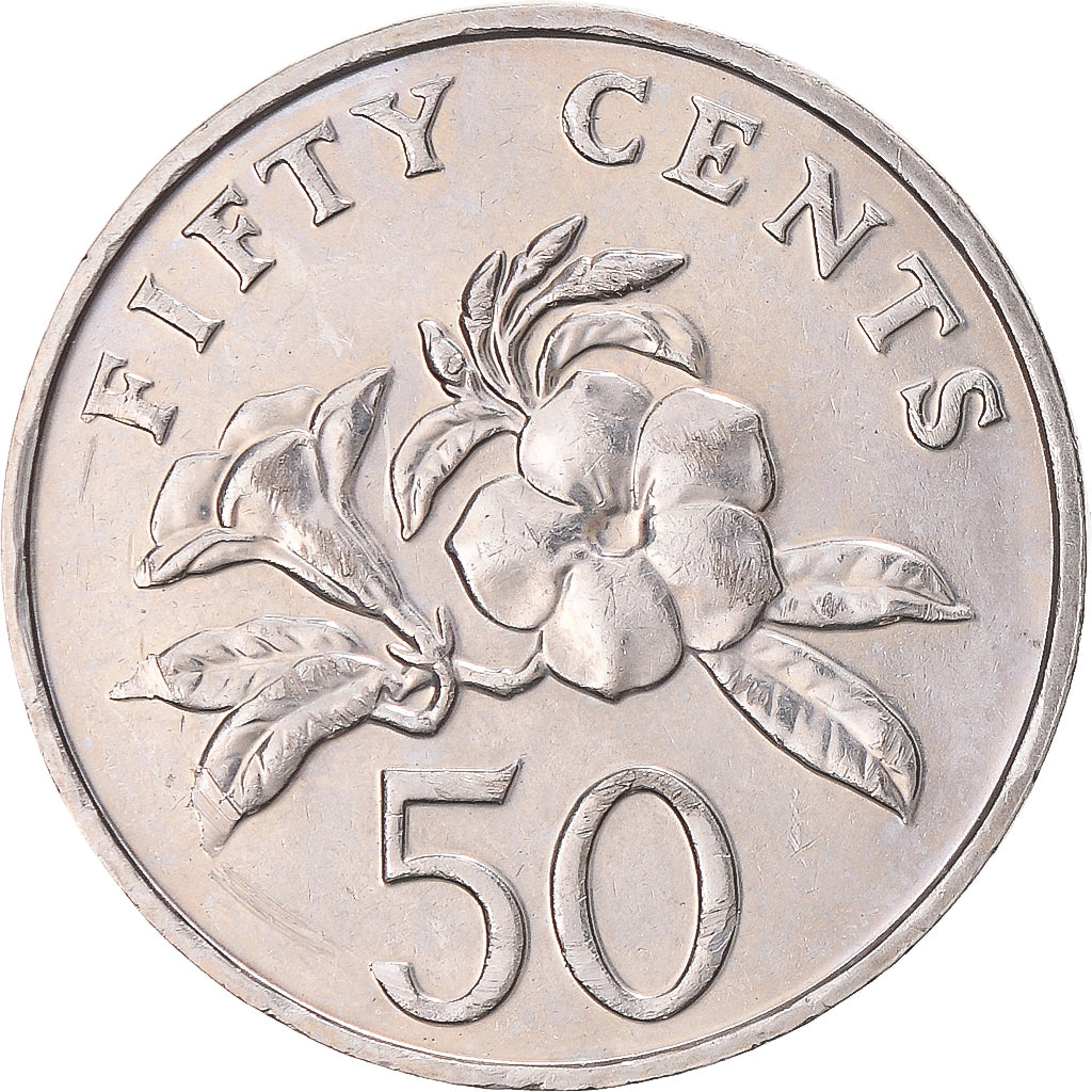 Moneda, Singapur, 50 Cents, 2007