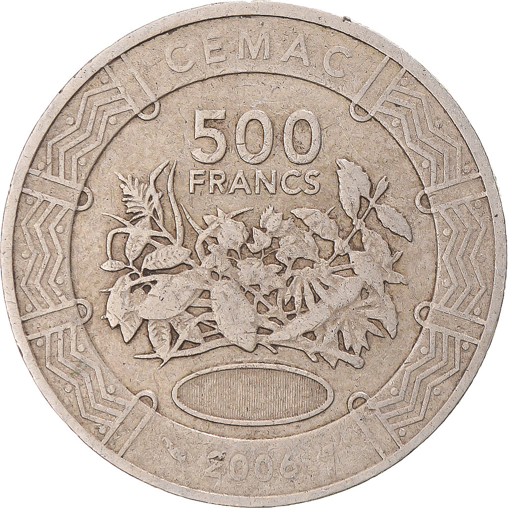 Monnaie, États de l'Afrique centrale, 500 Francs, 2006