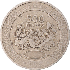 Monnaie, États de l'Afrique centrale, 500 Francs, 2006