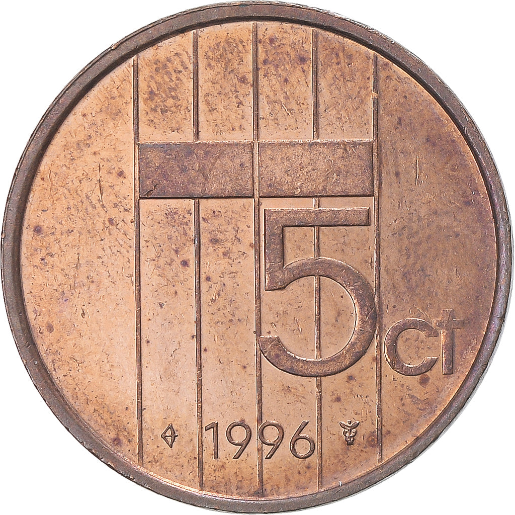 Moneta, Holandia, 5 Cents, 1996