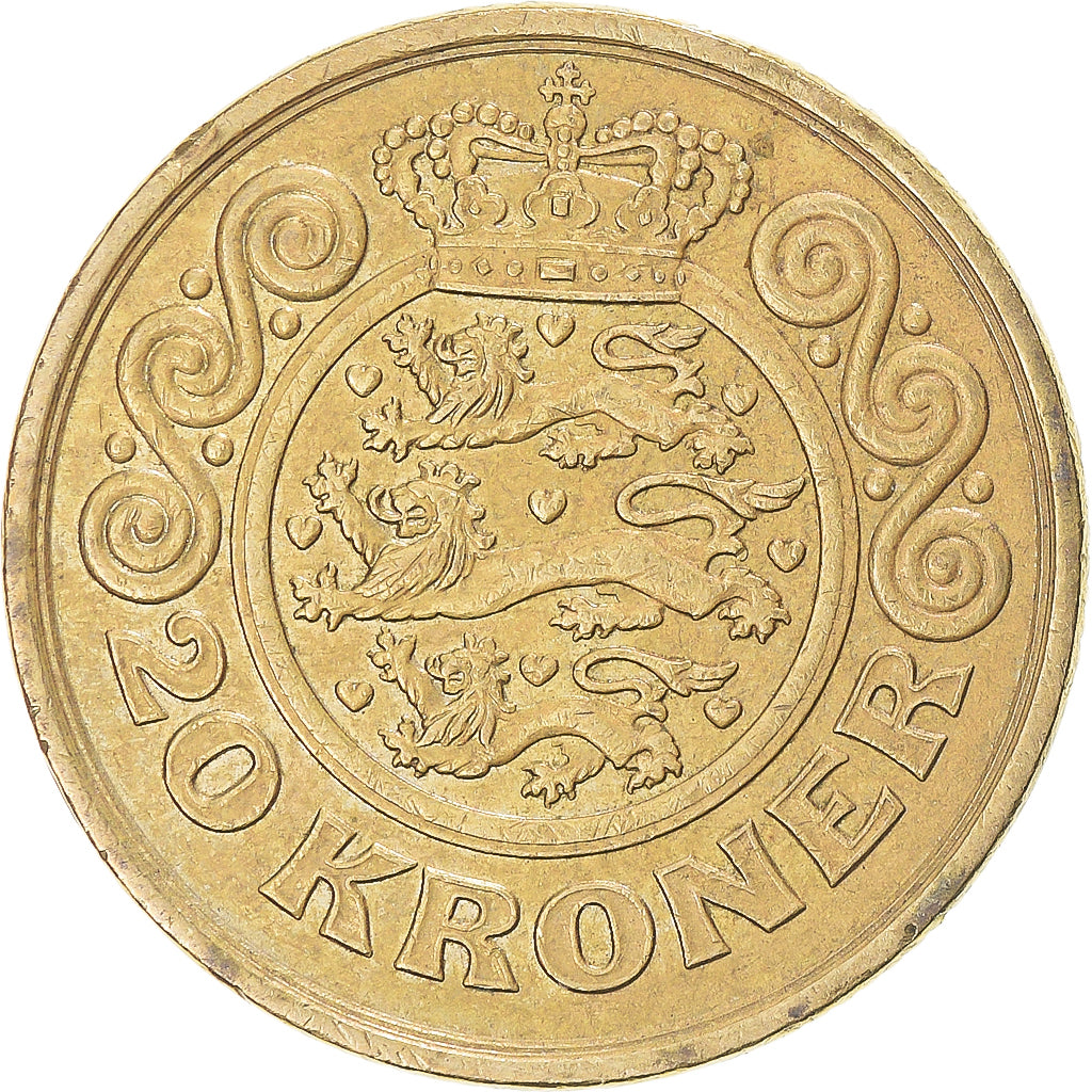 Munten, Denemarken, 20 Kroner, 1996