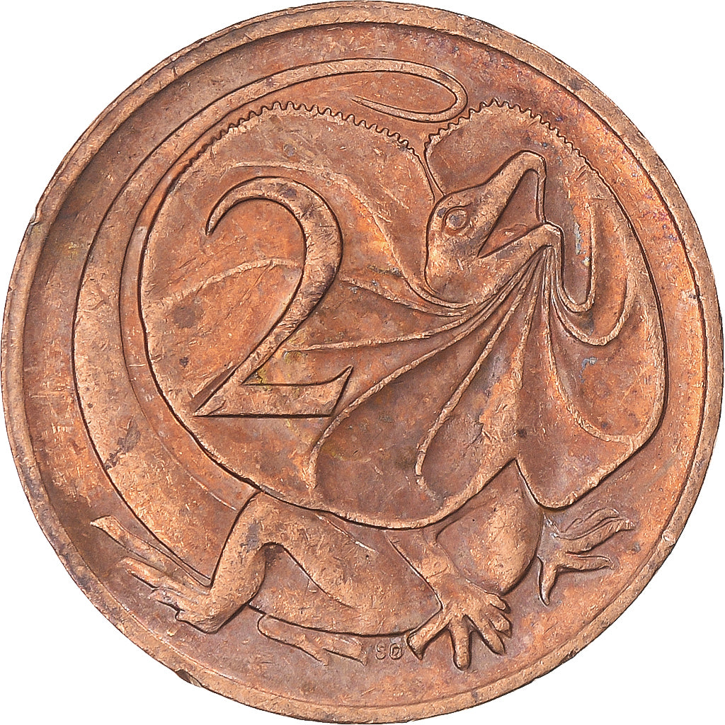 Coin, Australia, 2 Cents, 1988