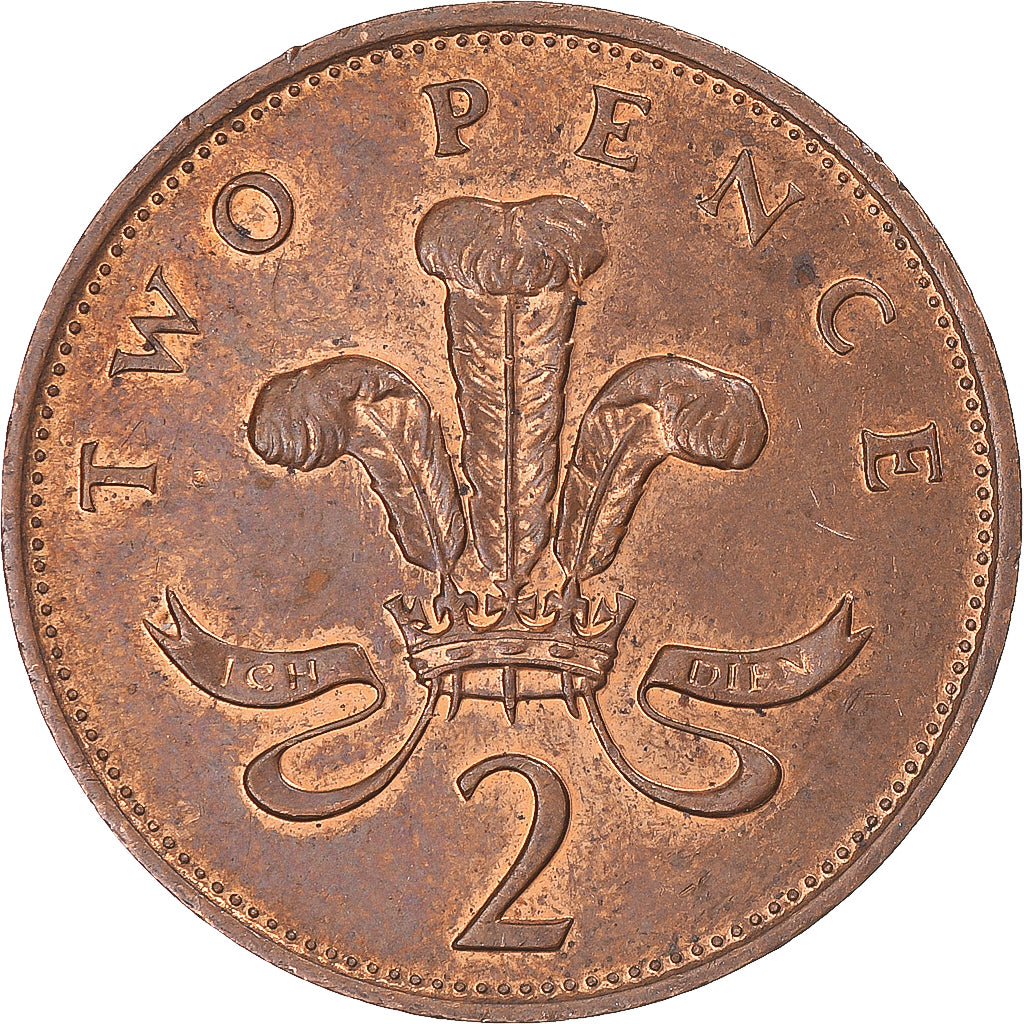 Münze, Großbritannien, 2 Pence, 1990