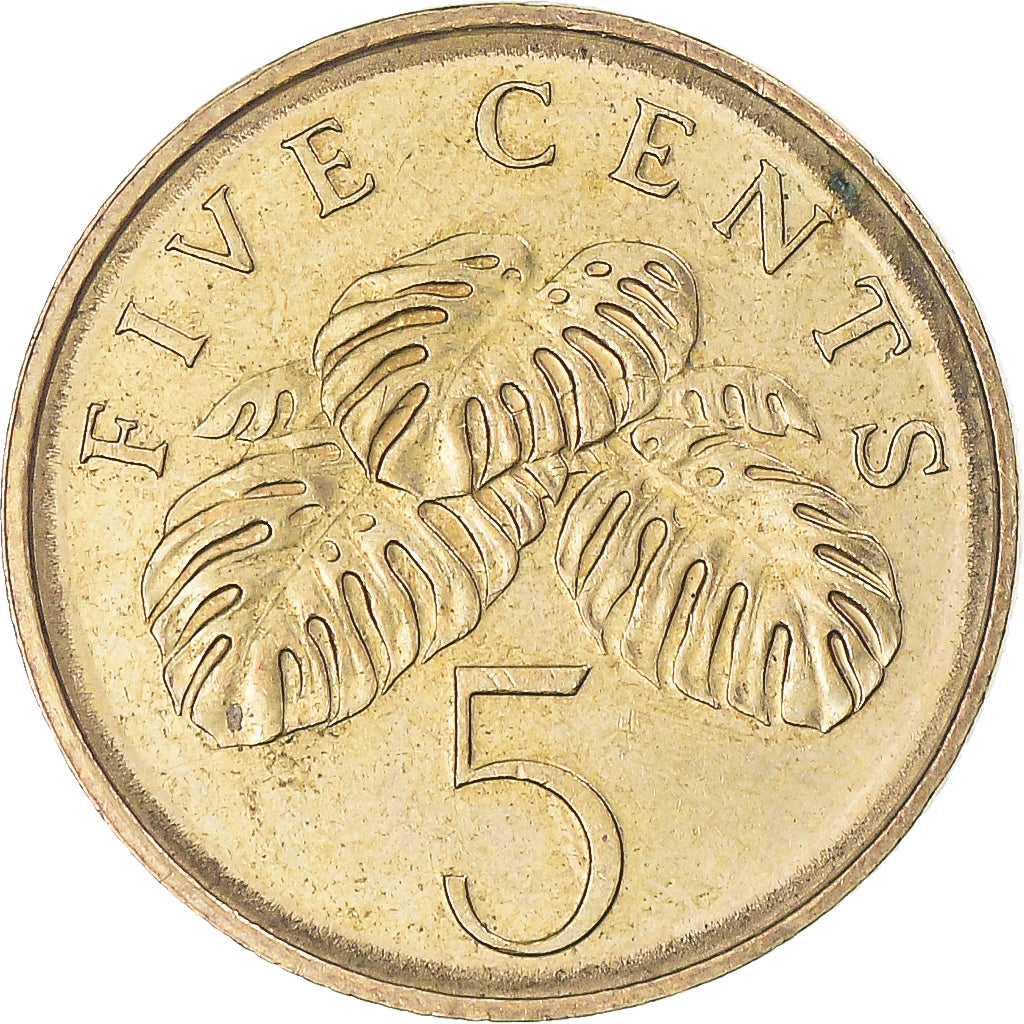 Munten, Singapur, 5 Cents, 2007