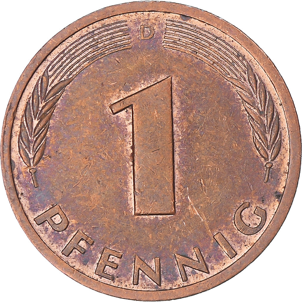 Münze, Deutschland, Pfennig, 1996