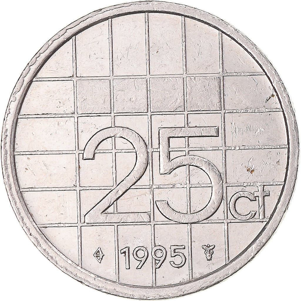 Moneta, Paesi Bassi, 25 Cents, 1995
