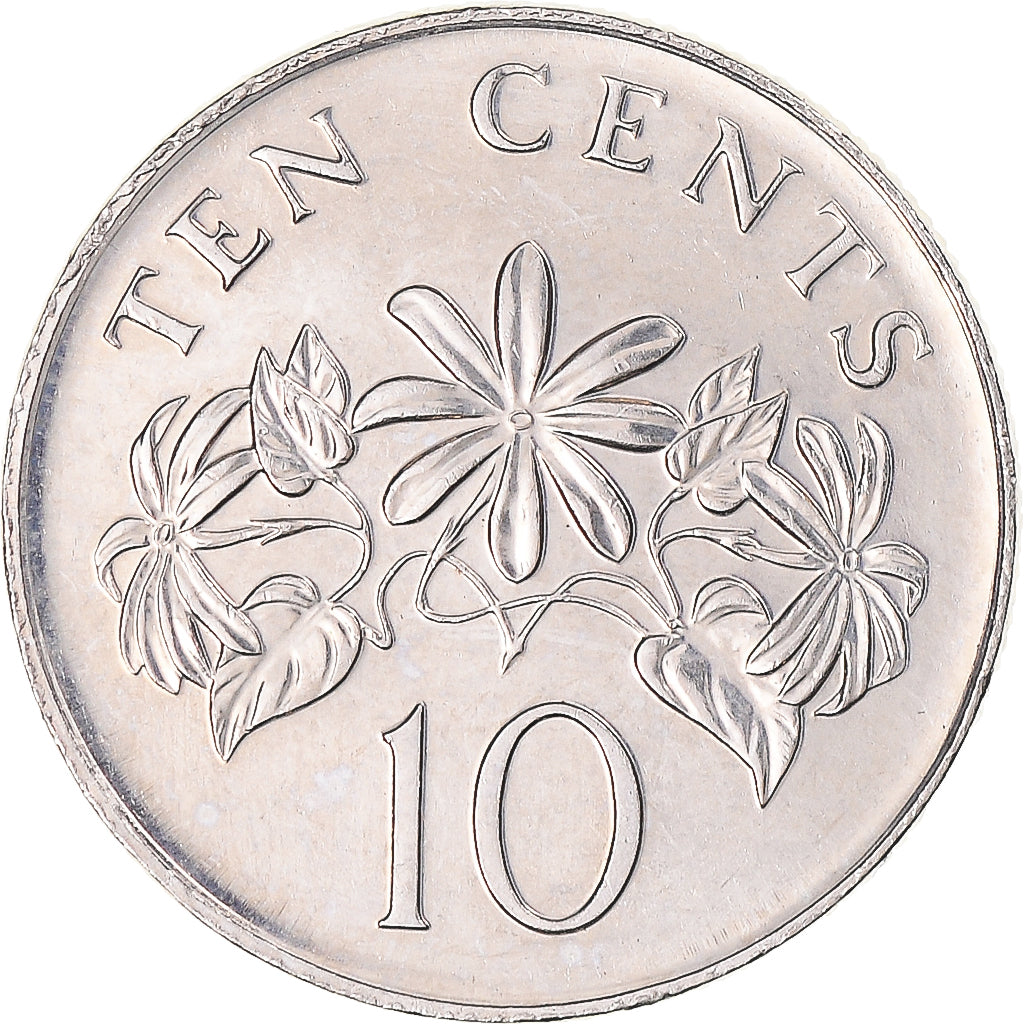 Monnaie, Singapour, 10 Cents, 2009