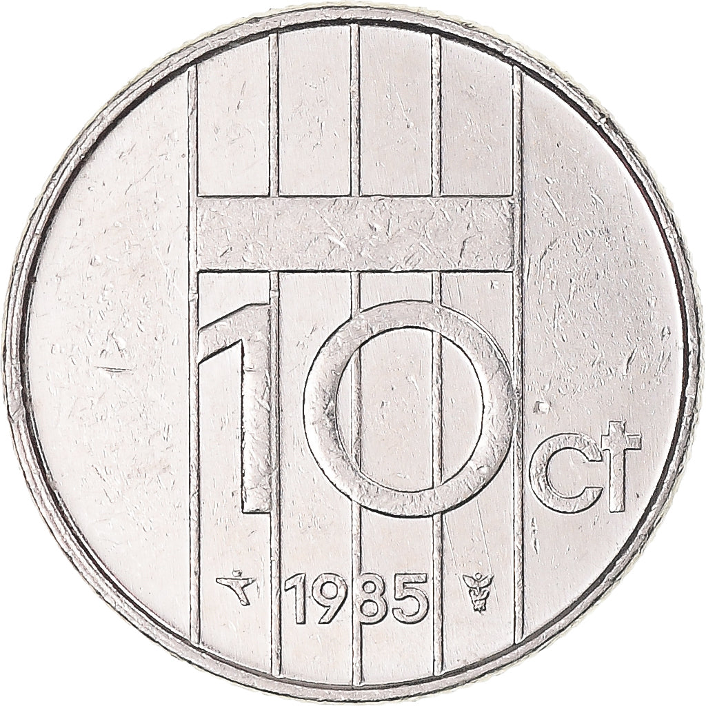 Coin, Netherlands, 10 Cents, 1985