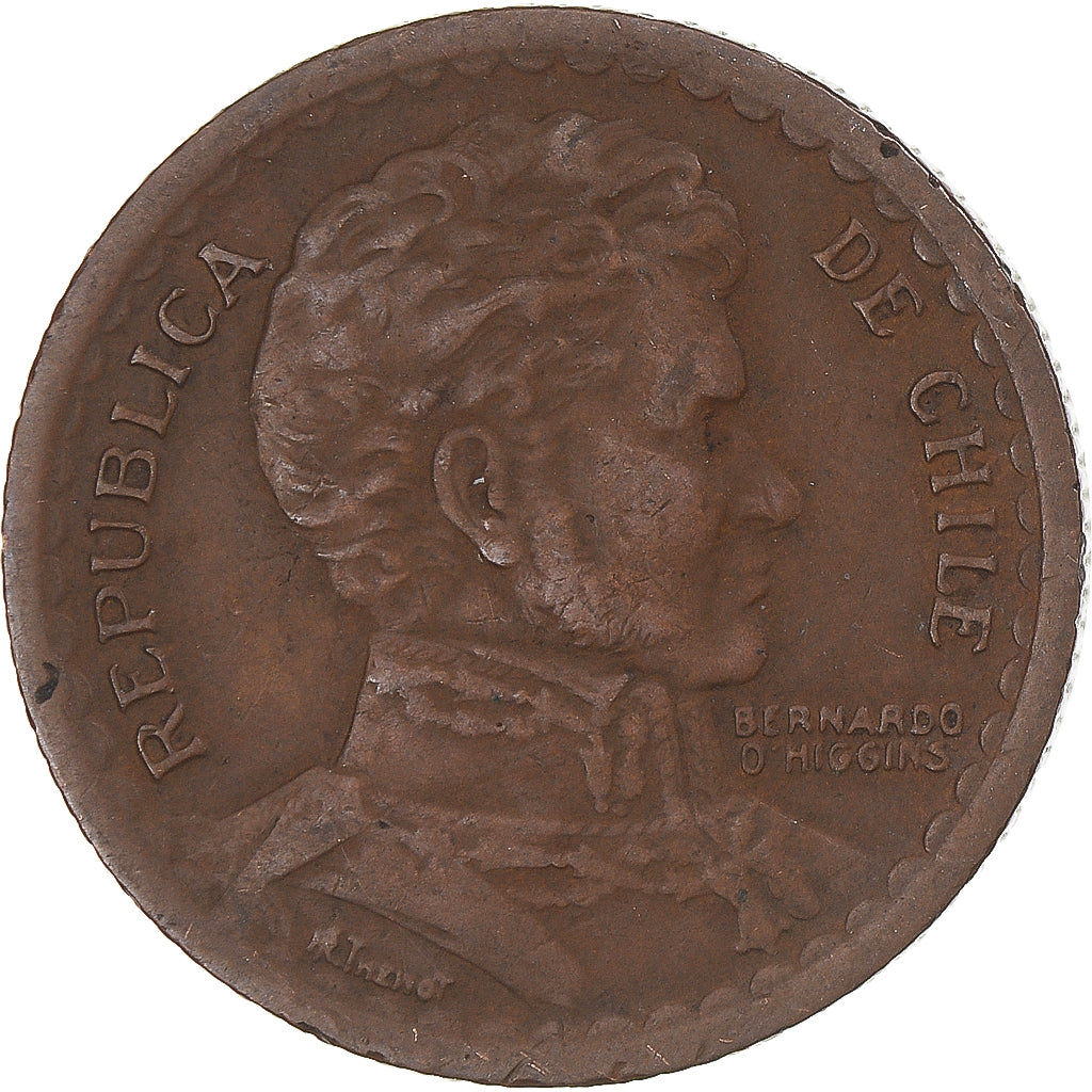 Coin, Chile, Peso, 1948