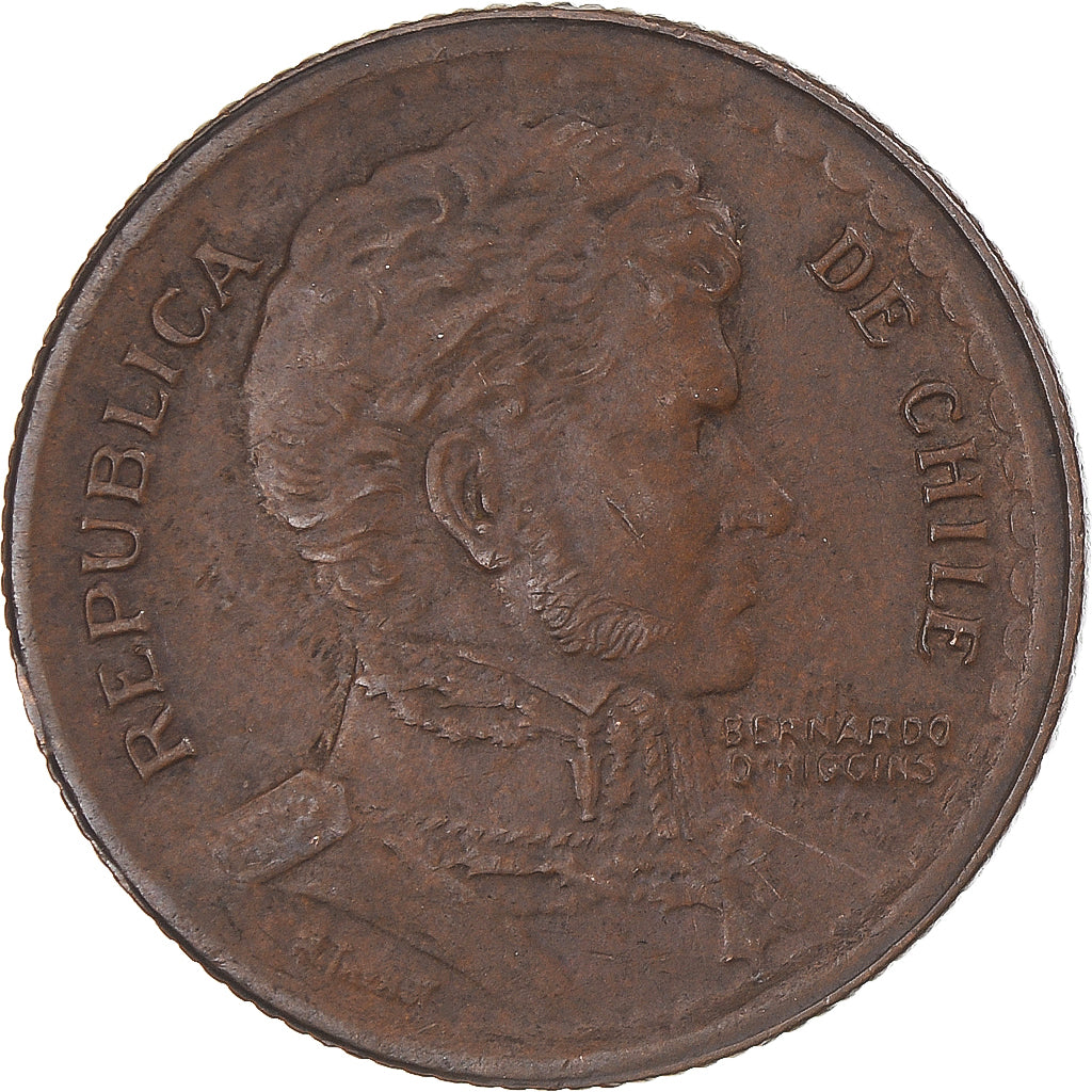 Coin, Chile, Peso, 1952