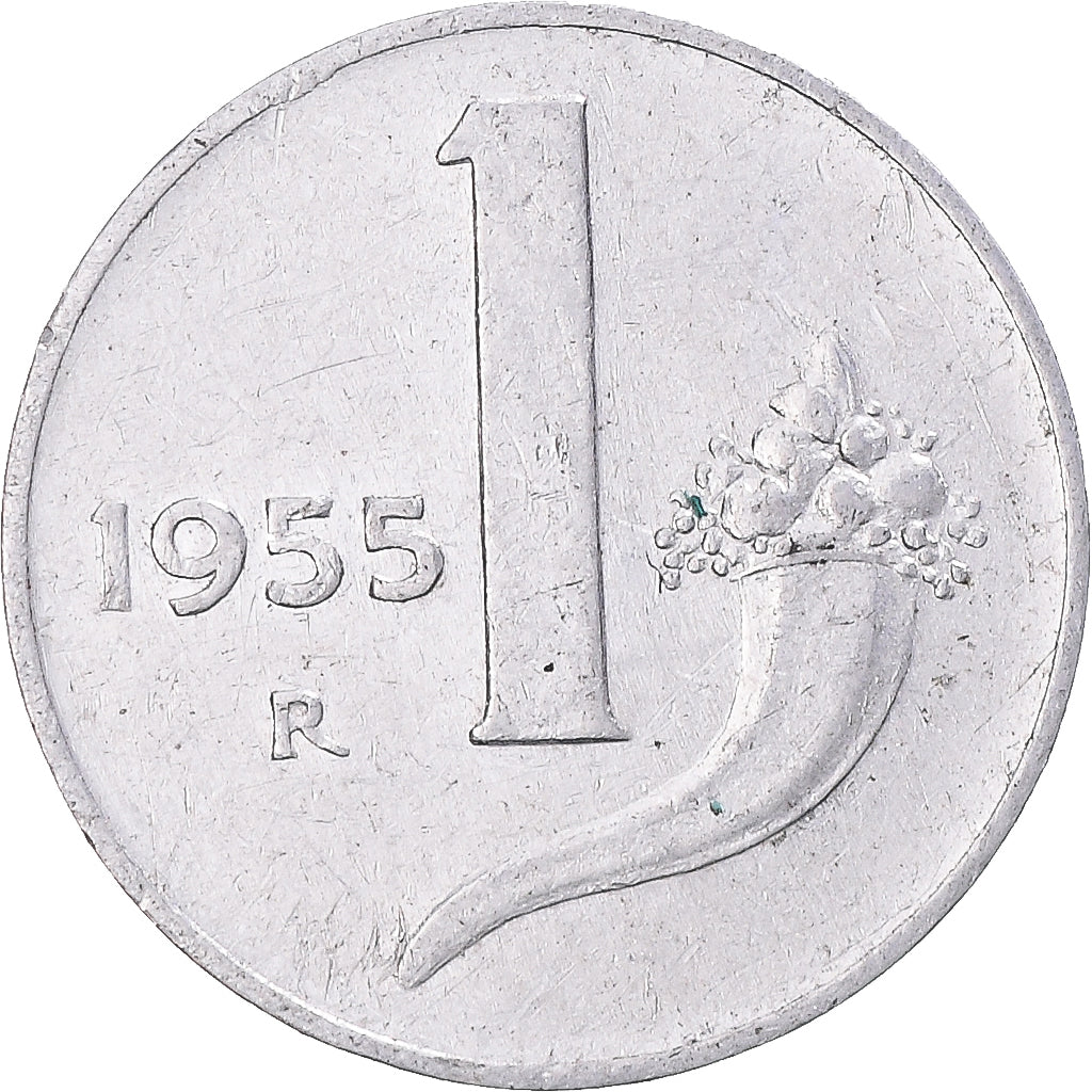 Monnaie, Italie, Lira, 1955